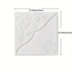 4-Pack 3D Peel & Stick Wall Panels – XPE Foam Home Décor Tiles 3D Wall Panels Richie's White
