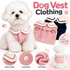 Soft Cotton Dog Sailor Vest | Breathable Puppy Outfit XS–XL Dog Vest Outfit Richie's
