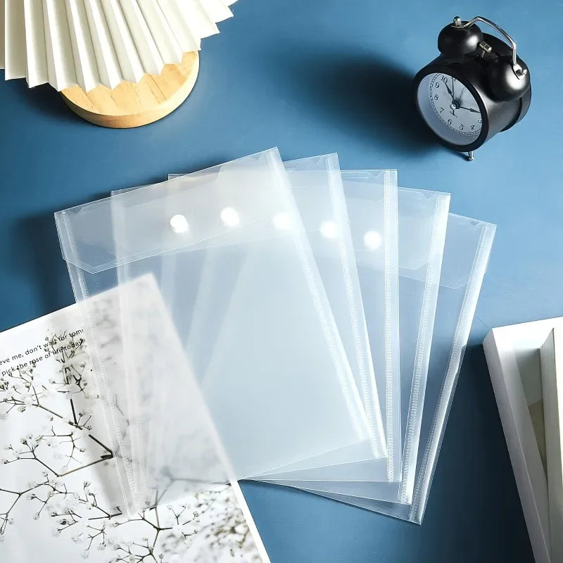 24-Pack Plastic Snap Closure Envelopes – Organizer Pouches Storage Pouches Richie's