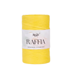 Multi-Colored Raffia Yarn 100g – Bamboo Fiber DIY Knitting Craft Knitting Yarn Richie's Yellow