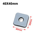 8pcs Furniture Leg Slider Pads – Floor Protector & Noise Reducer Furniture Leg Pads Richie's 40x40mm