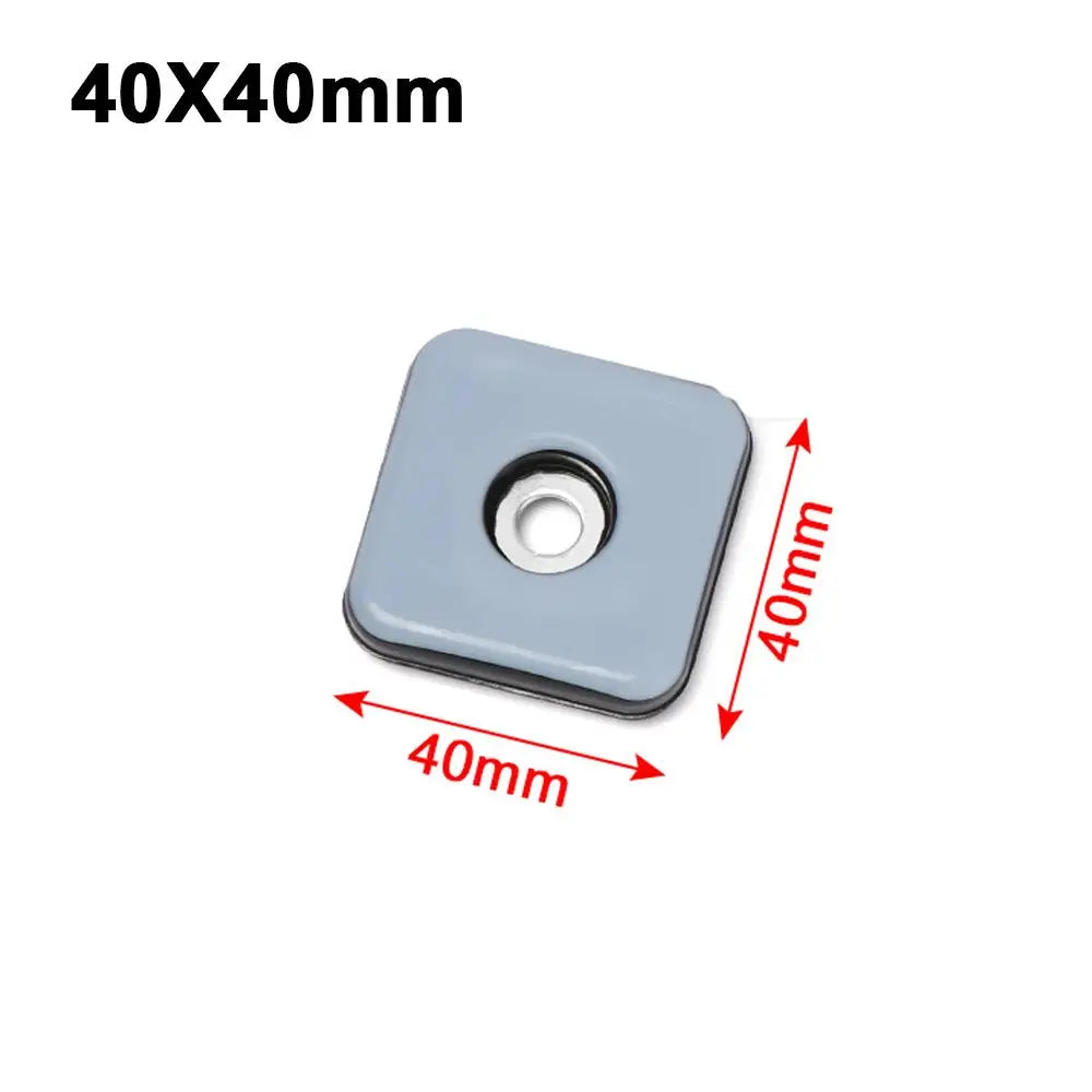 8pcs Furniture Leg Slider Pads – Floor Protector & Noise Reducer Furniture Leg Pads Richie's 40x40mm