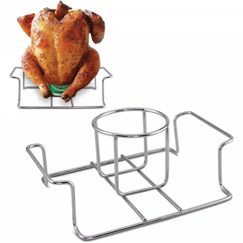 Stainless Steel Vertical Chicken Roaster Rack – BBQ & Oven Chicken Roaster Rack Richie's