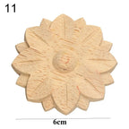 Floral Wood Carved Appliques – Decorative Furniture Corner Accents Wood Carved Applique Richie's 11