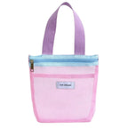 Portable Transparent Mesh Toiletry & Makeup Bag – 5 Colors Mesh Toiletry Bag Richie's Pink