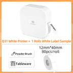 Phomemo Q31 Bluetooth Thermal Label Maker – Portable, Ink-Free Thermal Label Printer Richie's Q31 White Printer CN