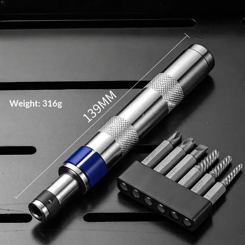 6-in-1 Impact Screwdriver Kit – 1/4" Fastener Remover Tool Impact Screwdriver Kit Richie's