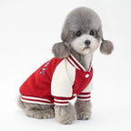 Fleece Puppy Coat – Button Closure Dog Jacket XS–XL Dog Fleece Coat Richie's Red M
