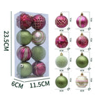 8-Pack 6cm Electroplated Plastic Christmas Ball Ornaments Christmas Tree Ornaments Richie's 5