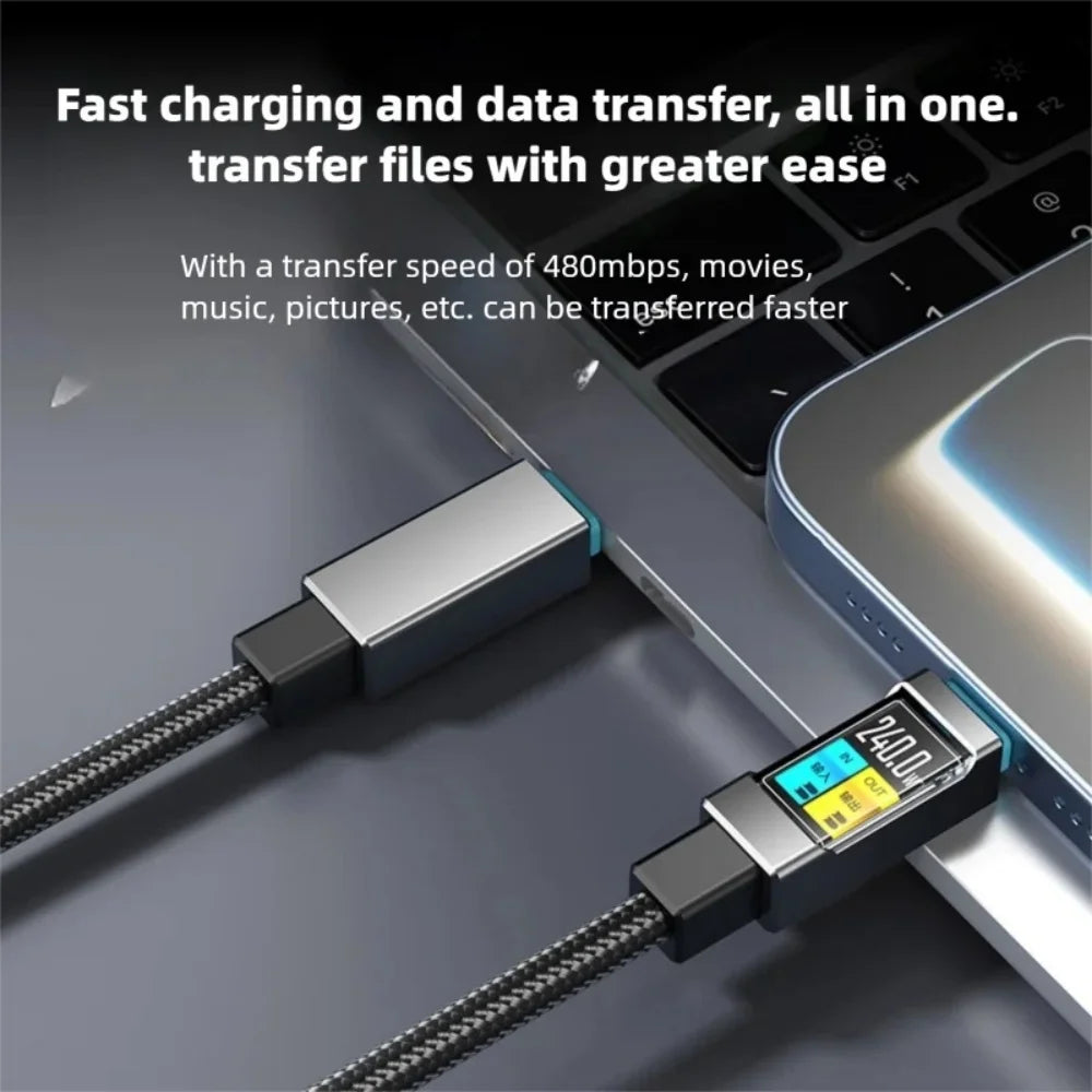 100W USB-C Fast Charging Cable – iPhone 17, Samsung, Xiaomi USB-C Charging Cable Richie's