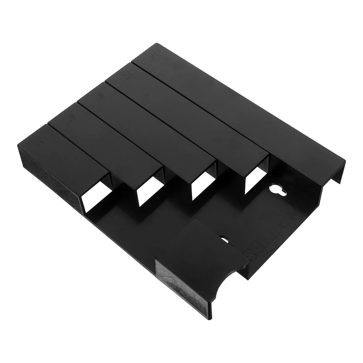 Wall Mount Cable Tie Organizer Rack – ABS Zip Tie Storage Cable Tie Organizer Richie's
