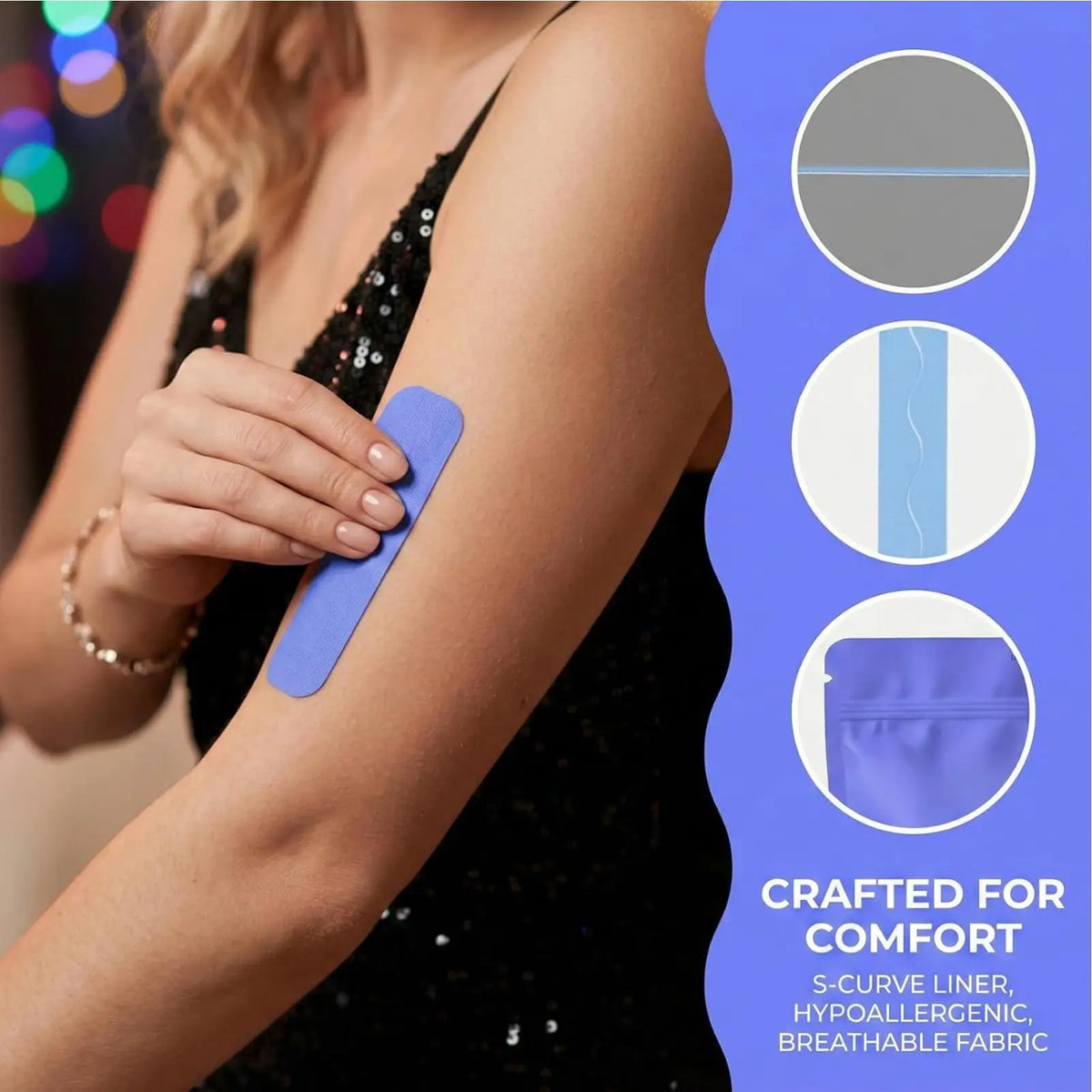 10-Piece Invisible Body Lift Tape – Sweatproof Slimming Pads Body Shaping Tape Richie's