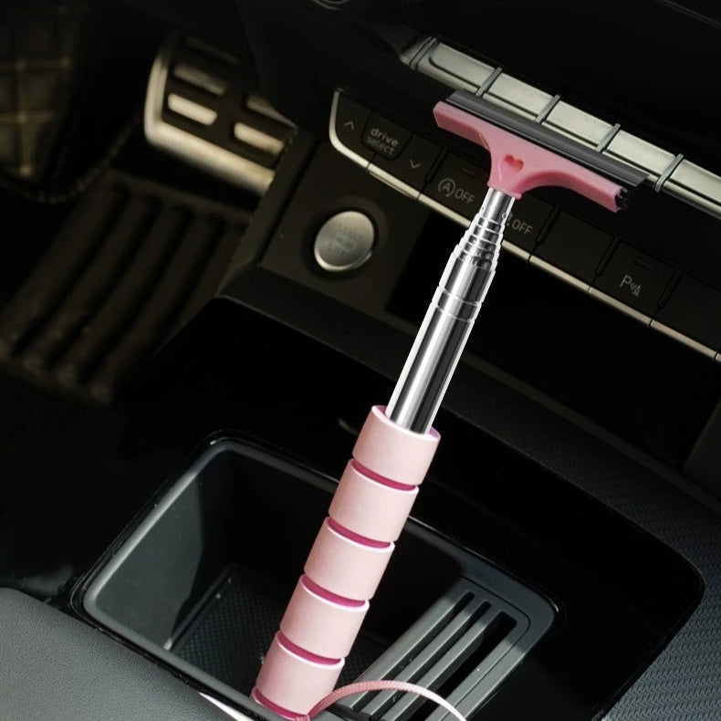 Retractable Car Windshield Wiper & Glass Scraper Long Pole Car Windshield Wiper Richie's