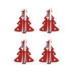 Christmas Cutlery Holder Bags | Festive Non-Woven Fabric 4 Pcs Cutlery Holder Bags Richie's 1