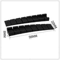 Rubber Wedge Shims Furniture Levelers – 4/10 Pcs, Cut-to-Fit Furniture Leveling Shims Richie's black 10 Pcs