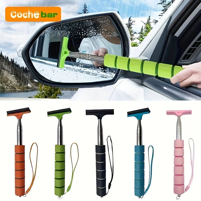 Retractable Car Windshield Wiper & Glass Scraper Long Pole Car Windshield Wiper Richie's