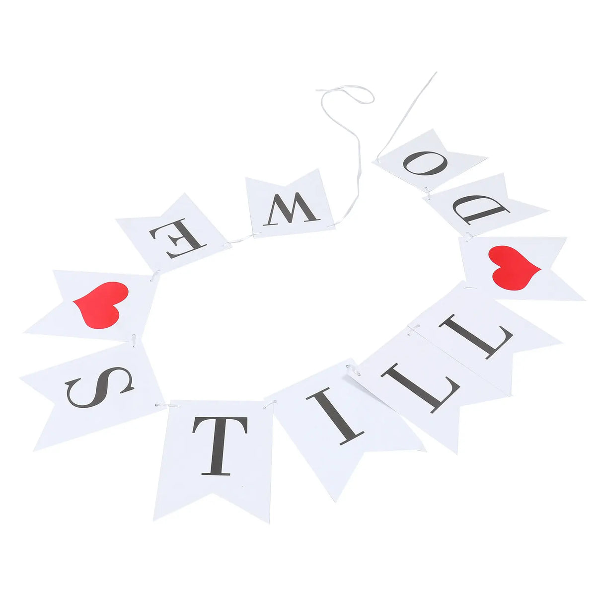 "We Still Do" Swallowtail Paper Banner – Wedding Anniversary Party Bunting Banner Richie's