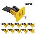 50PCS Tile Leveling Clip Kit – Floor & Wall Ceramic Tile Adjuster Tile Leveling Kit Richie's Set 50Pcs