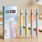 Erasable Gel Pens 4-Pack Pastel Retractable 0.5mm for Students Erasable Gel Pens Richie's