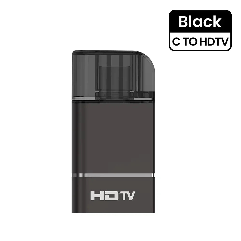 USB-C to HDMI 4K 30Hz Cable Adapter for MacBook & Samsung USB-C HDMI Adapter Richie's Black