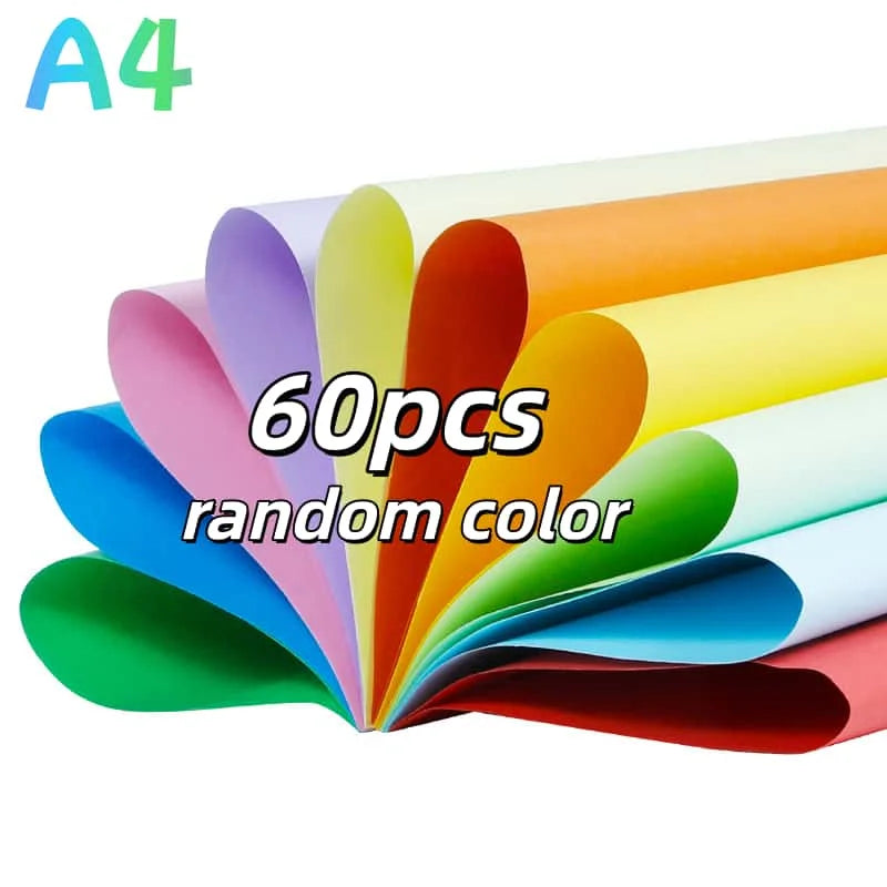 60-Sheet A4 Multicolor Craft Paper Set – 10 Vibrant Colors Multicolor Craft Paper Richie's