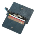 Genuine Leather Women's Card Holder Money Clip Wallet Leather Wallet Richie's