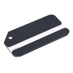 Aluminium Luggage Tag – Metal Name & Address Label Holder Luggage Tag Richie's black