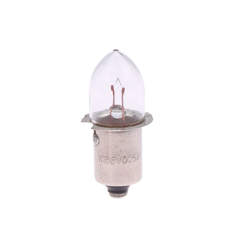 P13.5S Flashlight Replacement Bulbs 2.4V–7.2V Torch Lamp Replacement Light Bulb Richie's 6V 0.5A