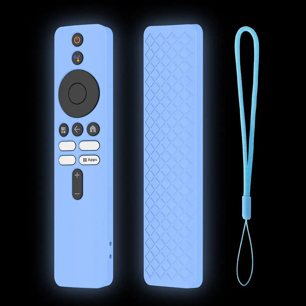 Silicone Remote Case for Xiaomi TV Box S 2nd Gen Remote Control Case Richie's blue