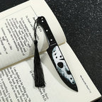 Gothic Bookmark with Black Tassel | Horror Halloween Gift Gothic Bookmark Richie's