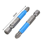 12Pcs PH/PZ Magnetic Screwdriver Bit Set S2 Anti-Slip 50mm Screwdriver Bit Set Richie's