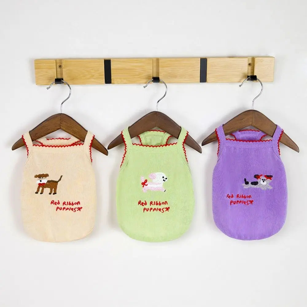 Cartoon Print Dog Vest – Breathable Pet Pullover S/M/L Pet Dog Vest Richie's