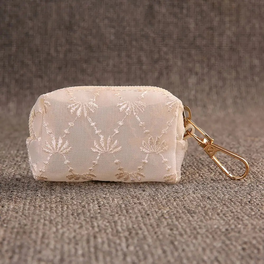 Lace Mesh Dog Poop Bag Dispenser Keychain with Carabiner Clip Dog Bag Dispenser Richie's