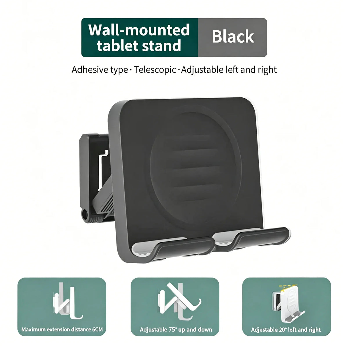 Wall Mount Shower Phone Holder – Self-Adhesive, No-Drill Phone Wall Mount Richie's