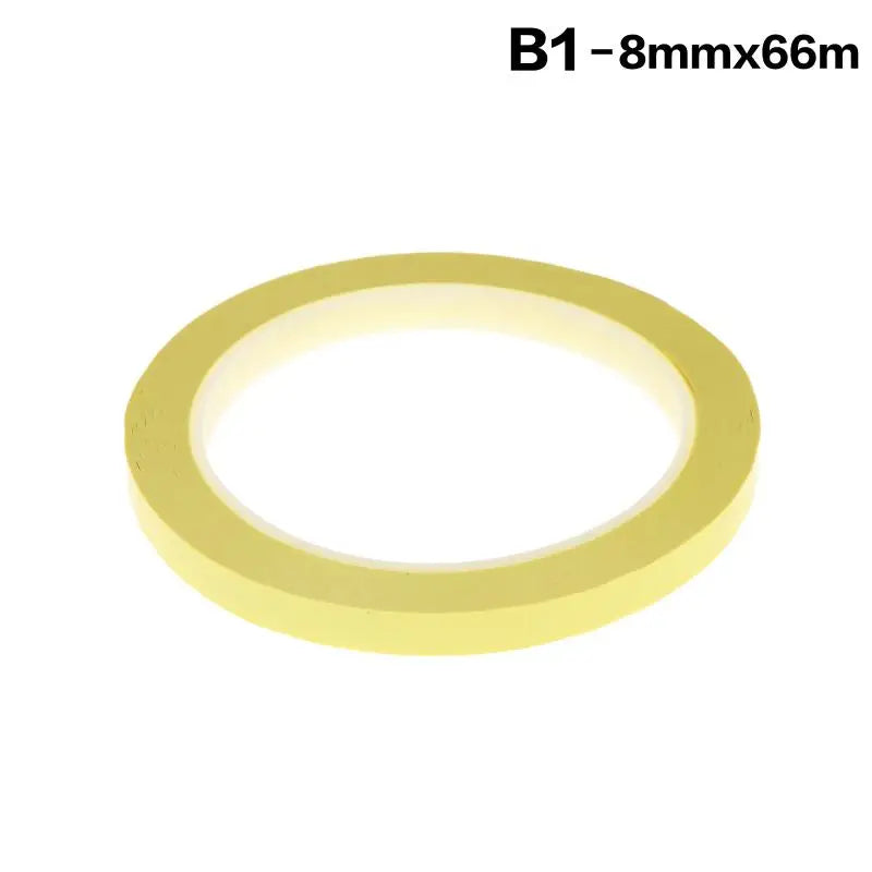 Self-Adhesive Grid Marking Tape 5/8mm 66M – PET Positioning Tape Marking Tape Richie's 8mm Light yellow