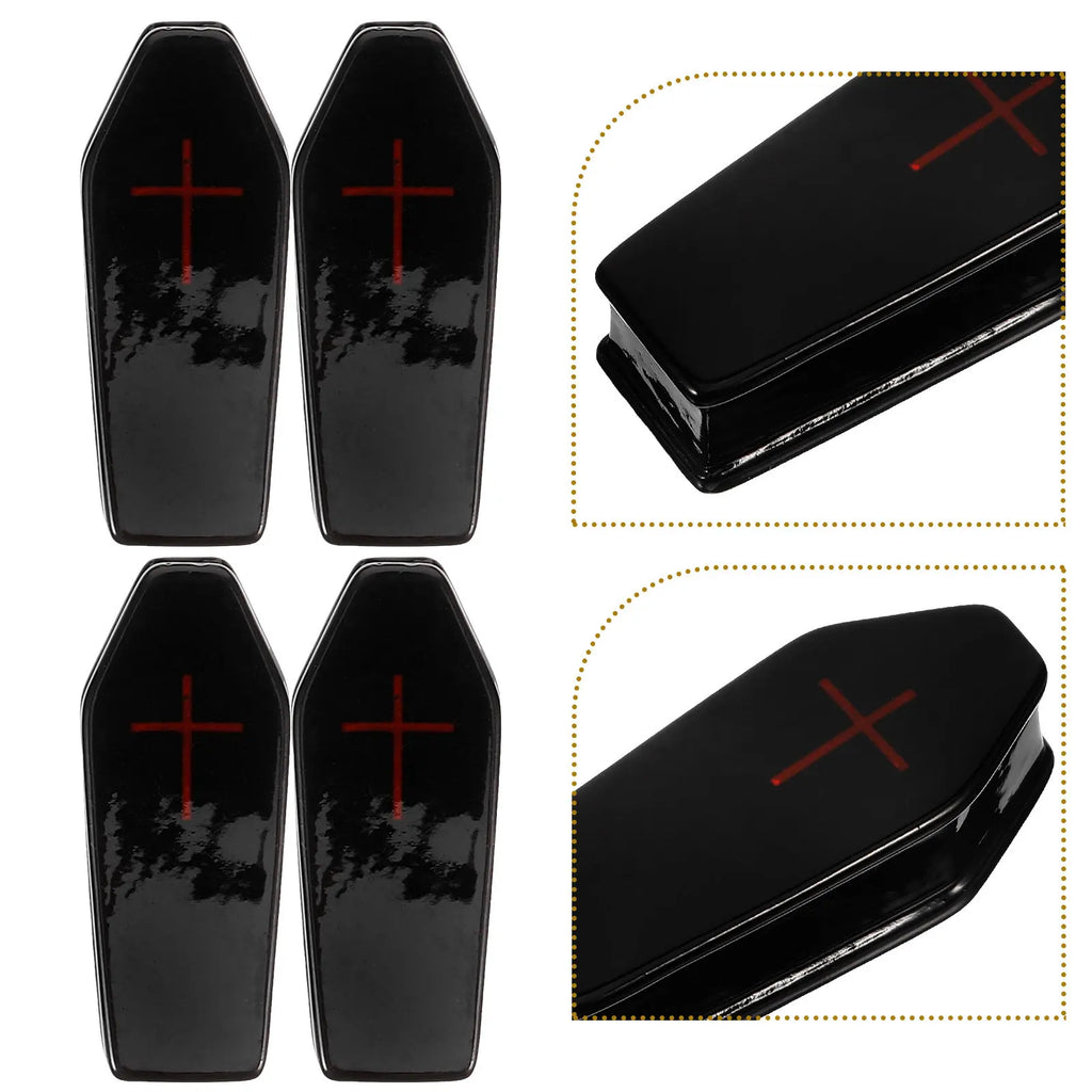 10Pcs Mini Halloween Coffin Ornaments – Spooky Party Decorations Halloween Decorations Richie's