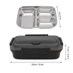 304 Stainless Steel 3-Compartment Lunch Box 1.8L Leakproof Stainless Steel Lunch Box Richie's