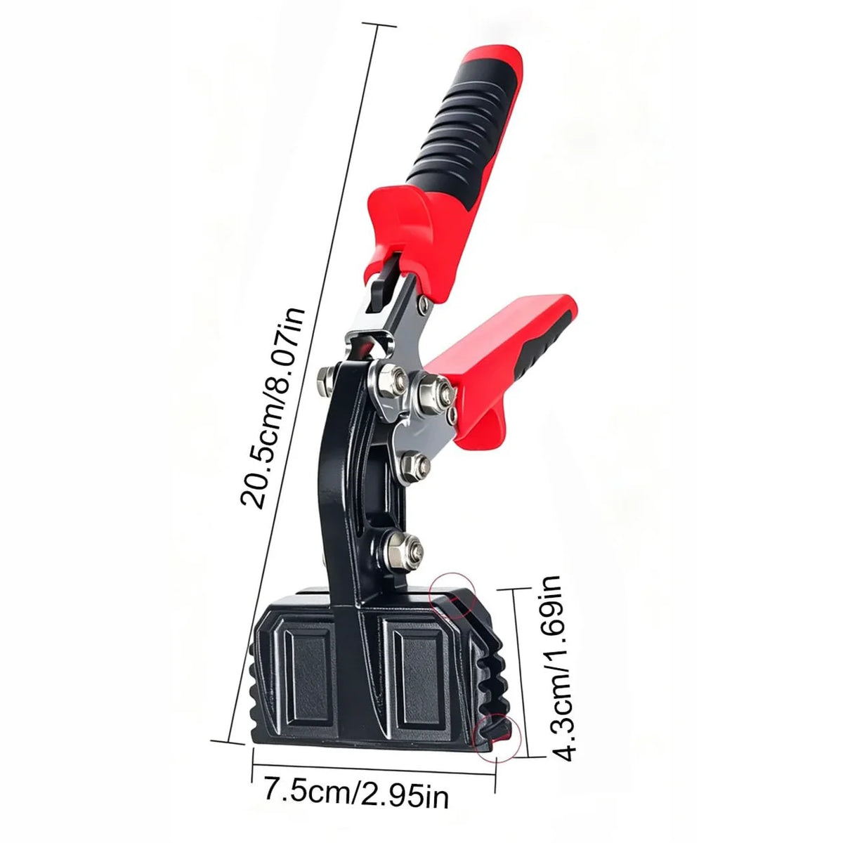 3-Inch Sheet Metal Hand Seamer – Heavy-Duty HVAC Bender Tool Sheet Metal Seamer Richie's 3in Offset