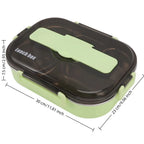 304 Stainless Steel 5-Compartment Lunch Box 2000ml | Travel Stainless Steel Lunch Box Richie's