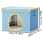 Cooling Cat House & Dog Nest with 6 Ice Packs | Indoor/Outdoor Pet Cooling House Richie's Blue