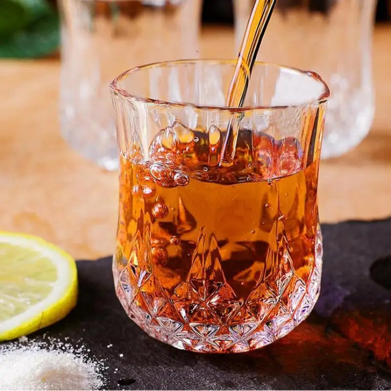 6-Piece Retro Plastic Shot Glasses 90ml Diamond Textured Cups Plastic Shot Glasses Richie's