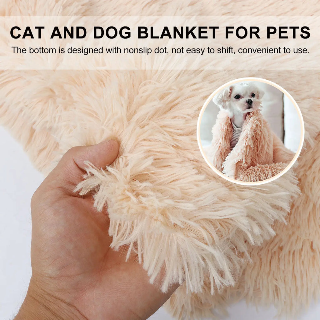 Pet Dog Cat Warm Sleep Mat Long Pile Cushion Blanket Pad Pet Sleep Mat Richie's