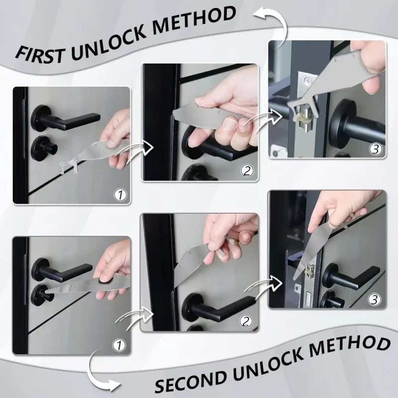 2-Pack Stainless Steel Mini Pry Bar Multi-Tool Set Pry Bar Tool Set Richie's