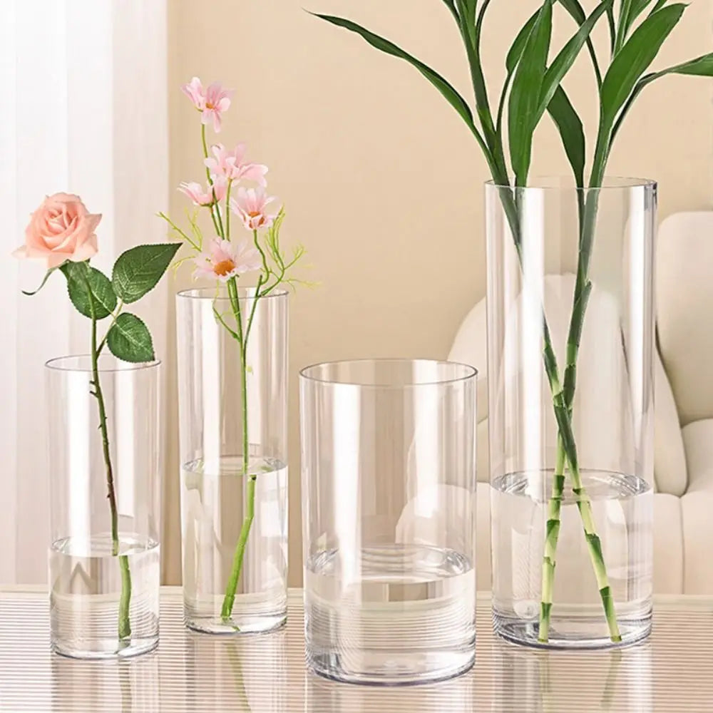 Nordic Acrylic Flower Vase – Modern Transparent Home Décor Decorative Flower Vase Richie's