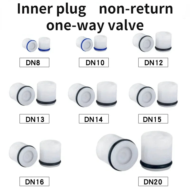 500 Pcs Plastic Inline Spring Check Valve Pipe Fittings Pipe Check Valve Richie's