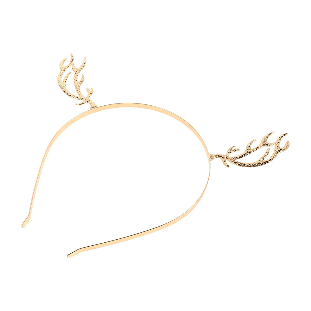 Sparkly Reindeer Antler Headband – Rhinestone Holiday Hair Hoop Holiday Antler Headband Richie's