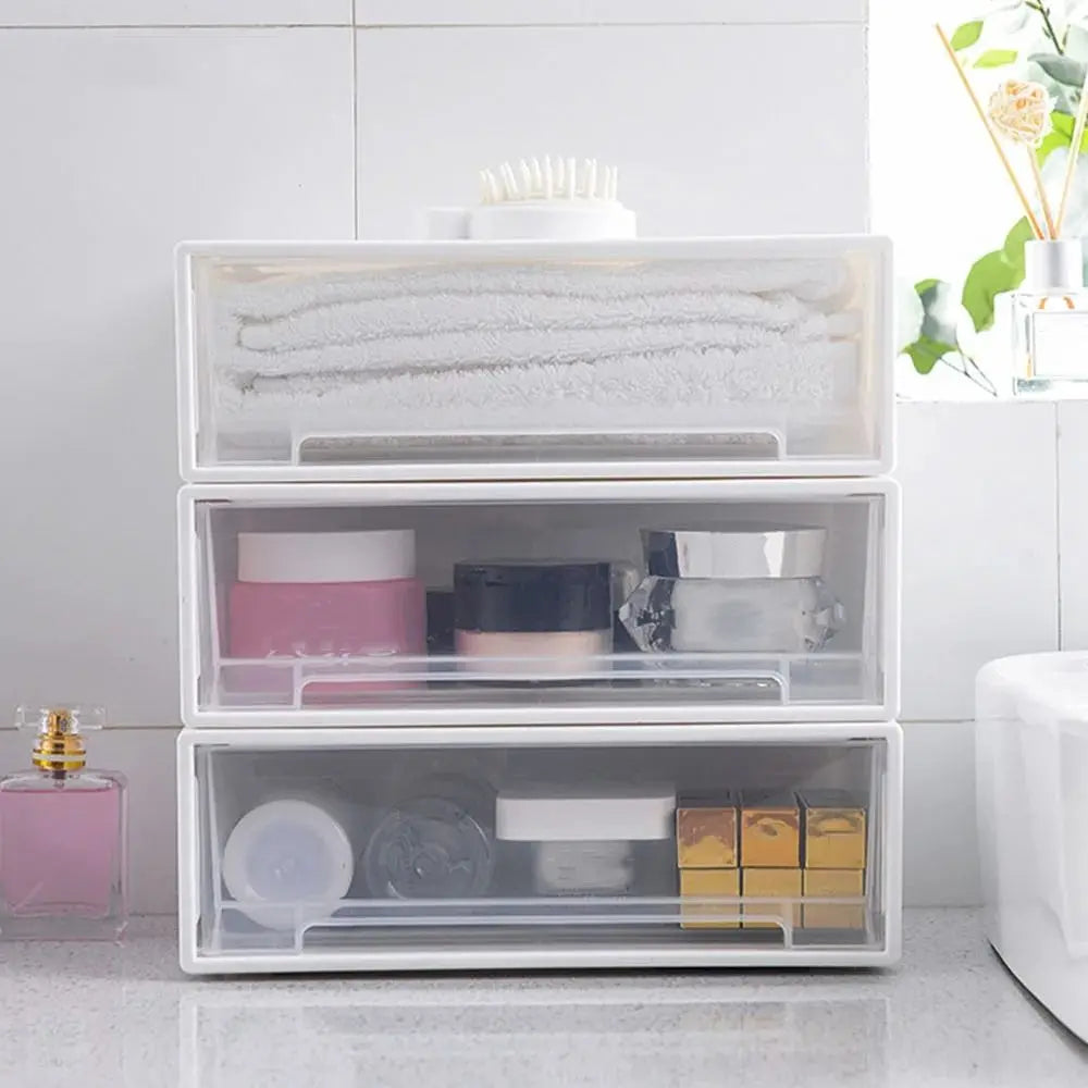 Stackable Plastic Drawer Storage Box – Desktop Organizer Drawer Storage Box Richie's