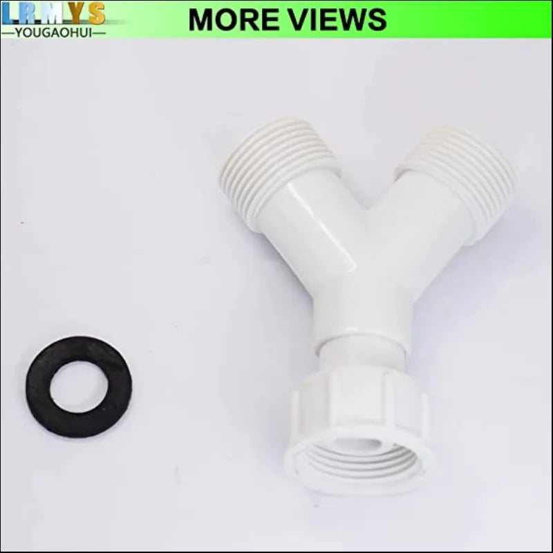 Y Tee Water Splitter Connector with Washer – Washer & Dishwasher Water Hose Connector Richie's