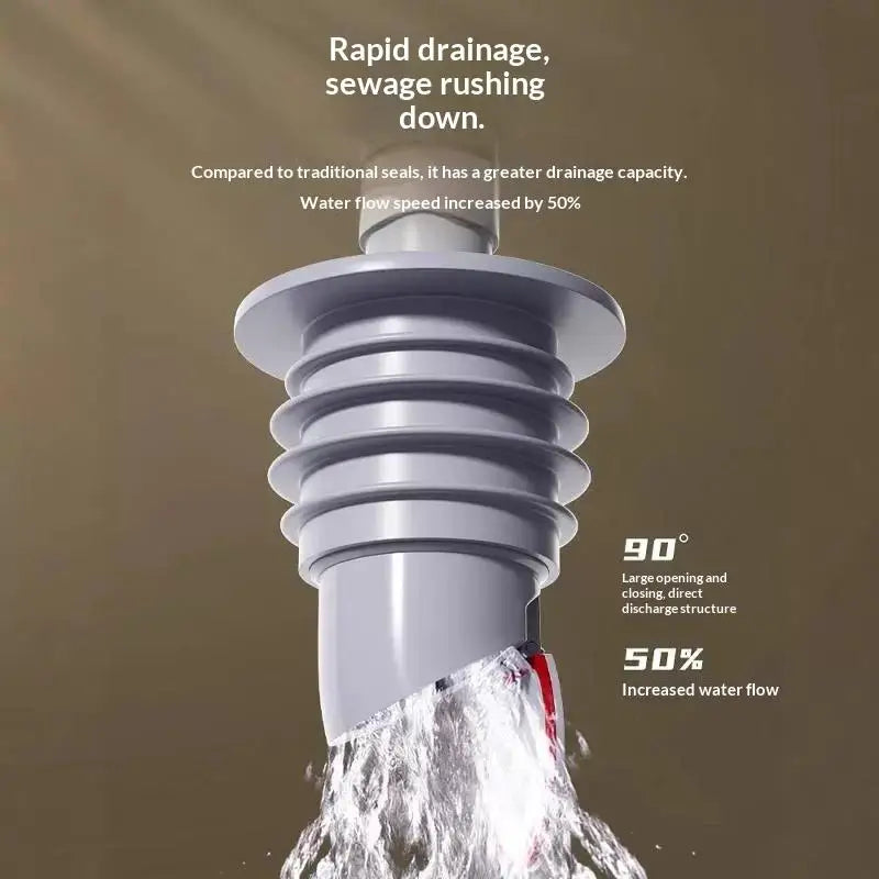 Silicone Floor Drain Seal Ring – Anti-Odor Sewer Pipe Plug Drain Seal Plug Richie's