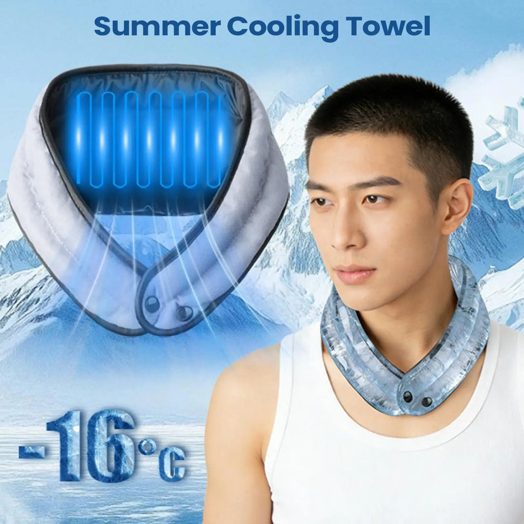 Reusable Neck Cooling Wrap | Ice Silk, Adjustable, Unisex Neck Cooling Wrap Richie's